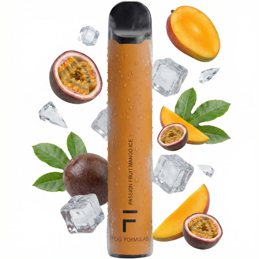 Passion Fruit Mango Ice Fog Formulas disposable vape