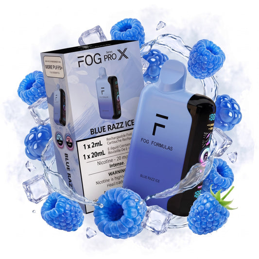 BLUE RAZZ ICE FOG PRO X disposable vape