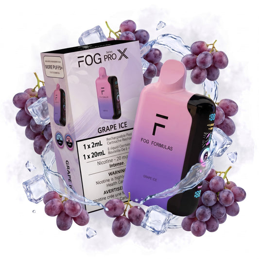 GRAPE ICE FOG PRO X disposable vape