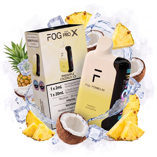 PINEAPPLE COCONUT ICE FOG PRO X disposable vape