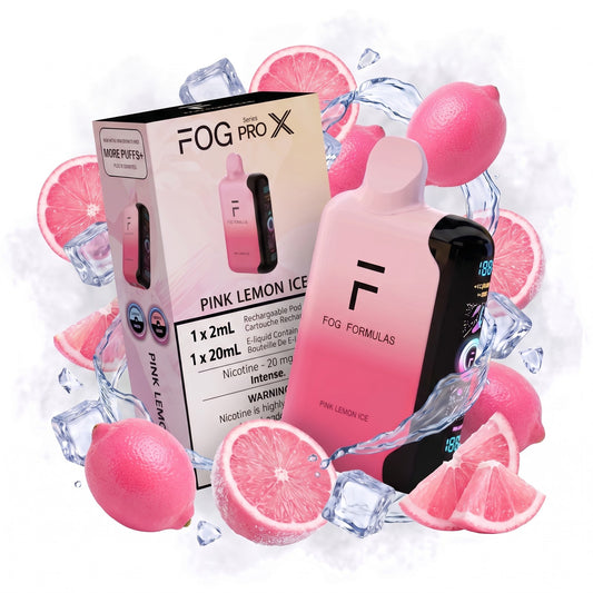 PINK LEMON ICE FOG PRO X disposable vape
