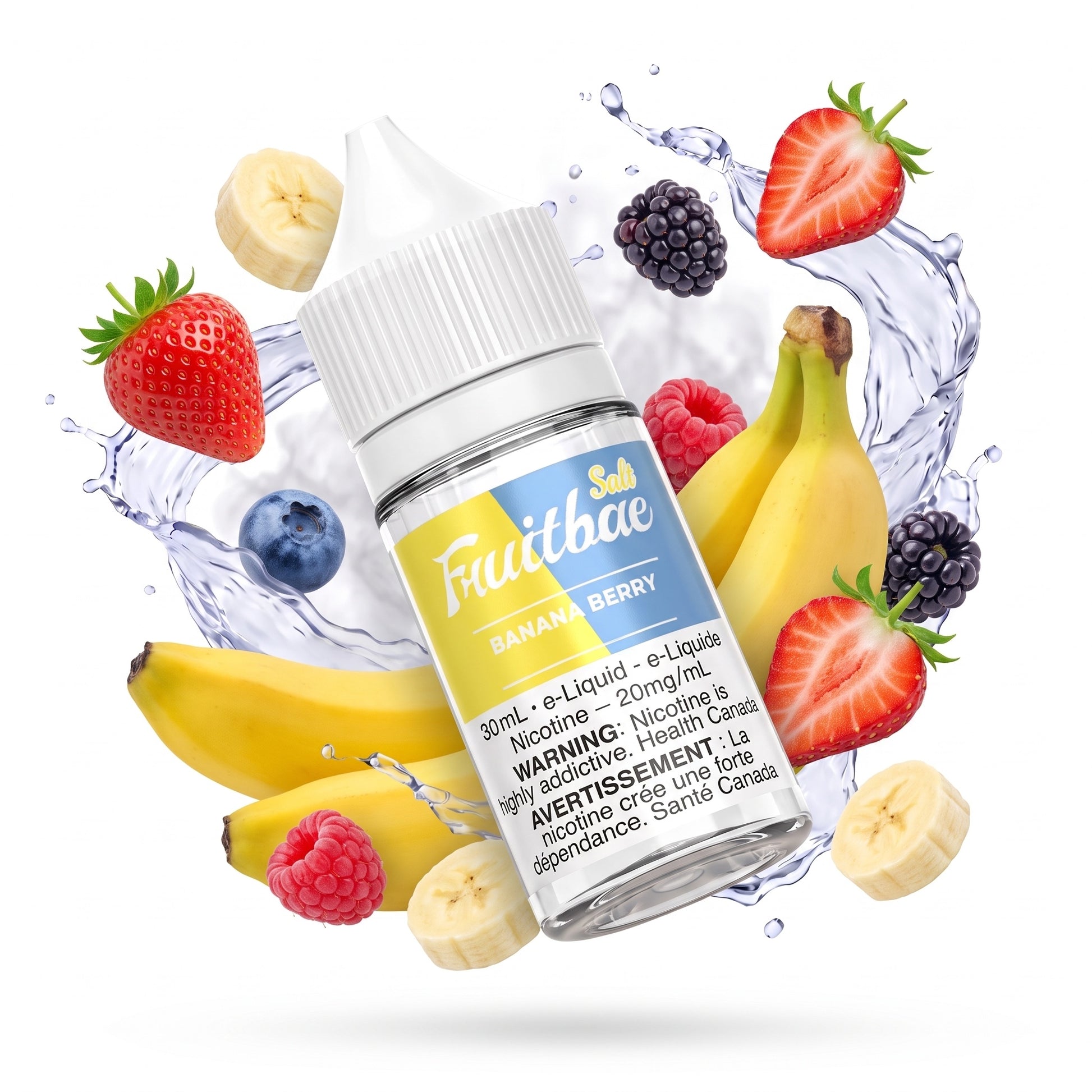 BANANA BERRY FRUITBAE e-liquid bottle