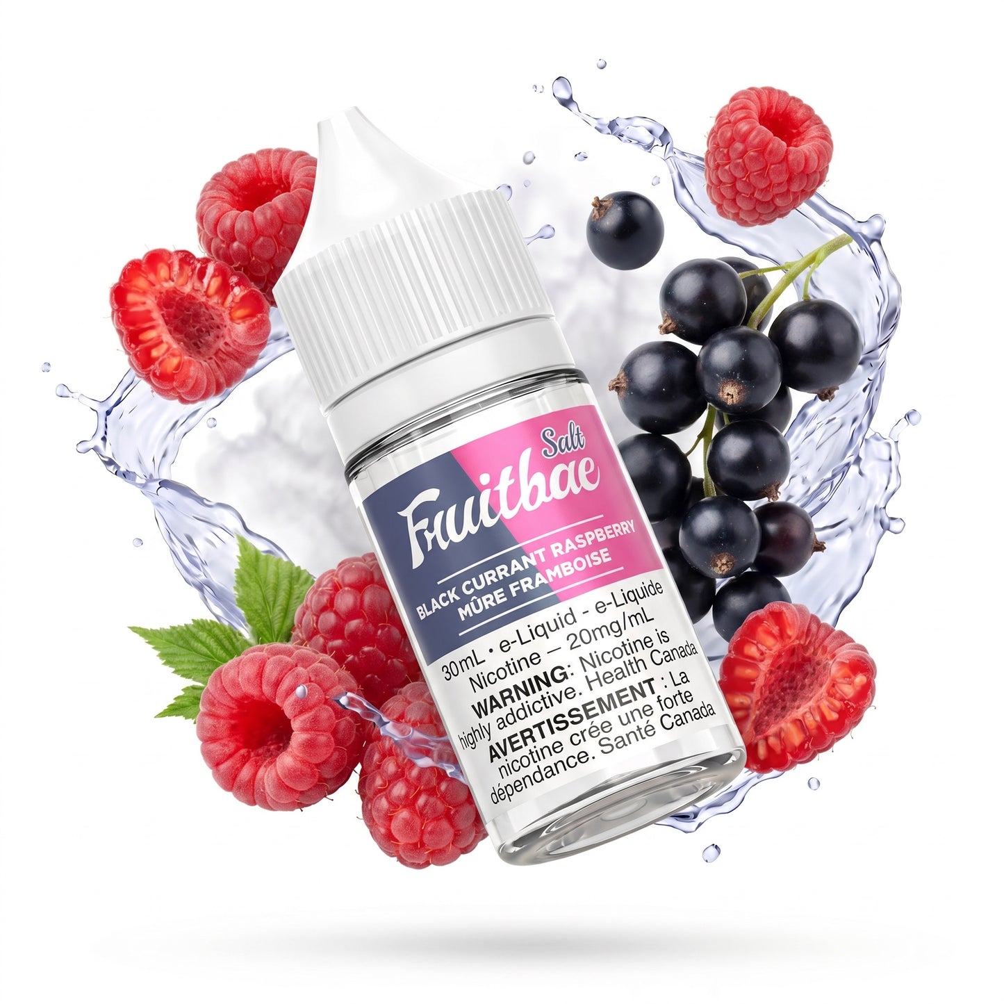 BLACK CURRANT RASPBERRY FRUITBAE e-liquid bottle