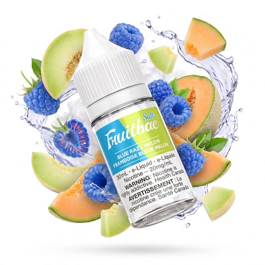 BLUE RAZZ MELON FRUITBAE e-liquid bottle