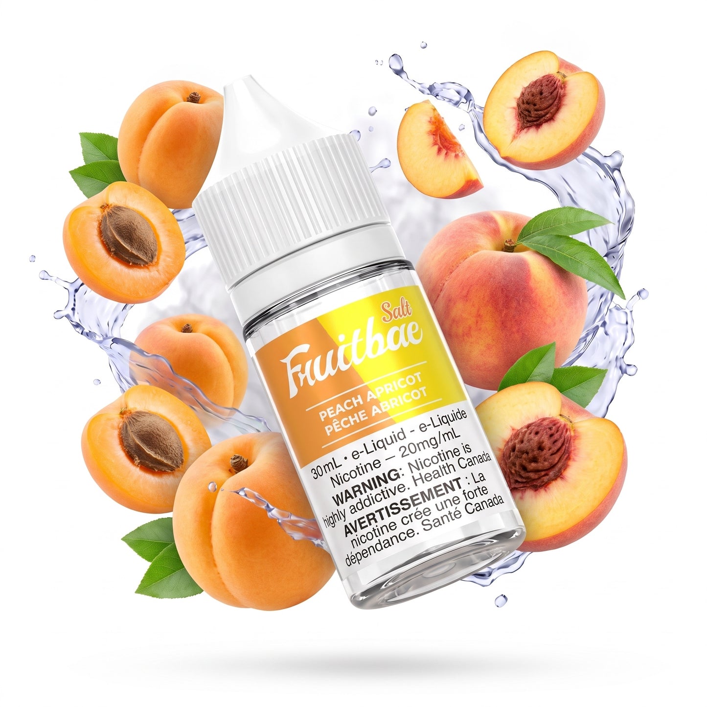 PEACH APRICOT FRUITBAE e-liquid bottle