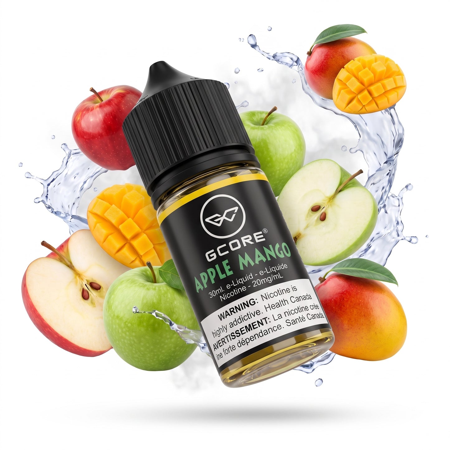 APPLE MANGO GCORE e-liquid bottle
