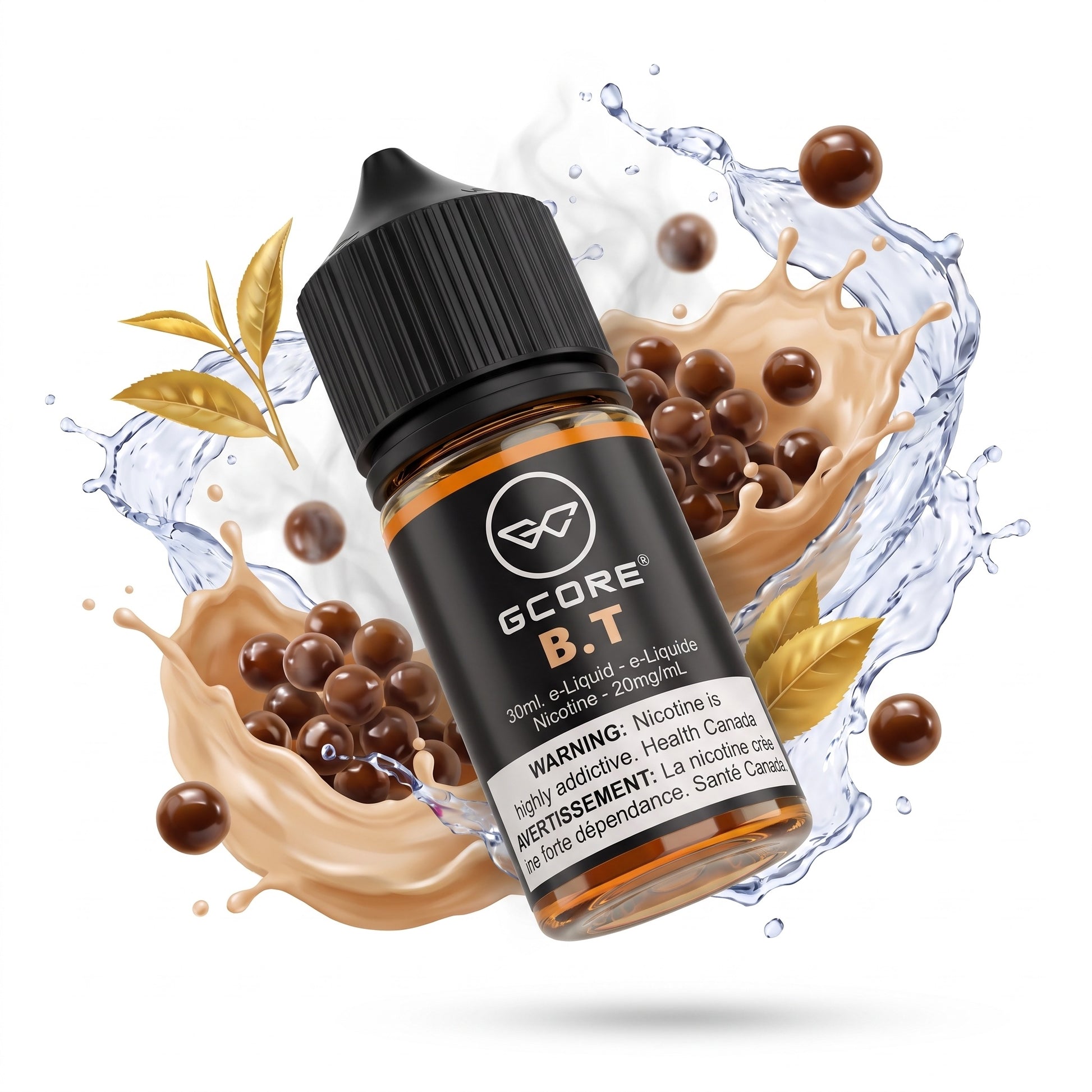 B.T GCORE e-liquid bottle