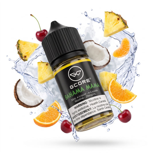 BAHAMA MAMA GCORE e-liquid bottle