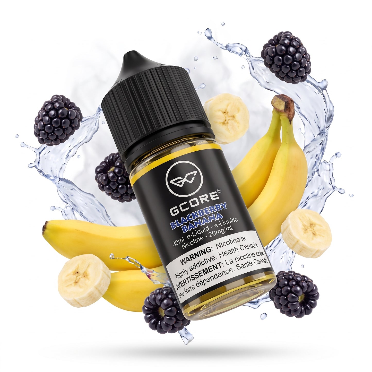 BLACKBERRY BANANA GCORE e-liquid bottle
