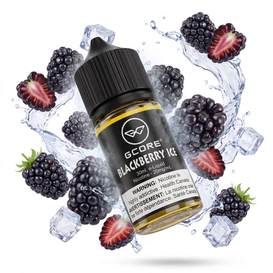 BLACKBERRY ICE GCORE e-liquid bottle