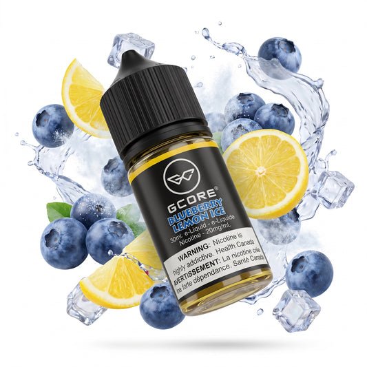 BLUEBERRY LEMON ICE GCORE e-liquid bottle