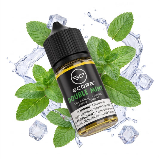 DOUBLE MINT GCORE e-liquid bottle