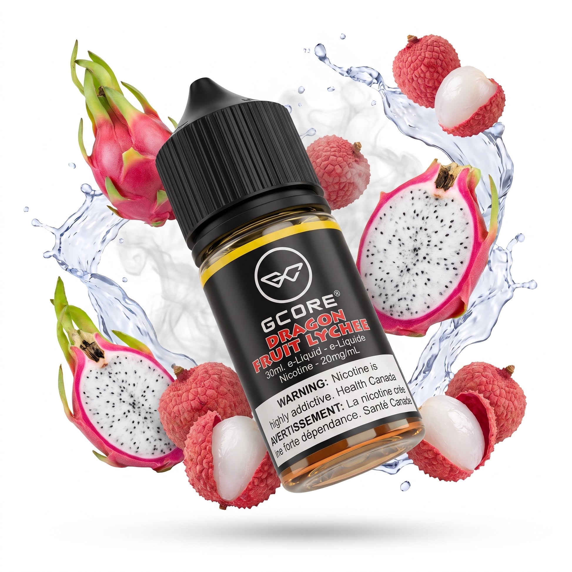 DRAGON FRUIT LYCHEE GCORE e-liquid bottle
