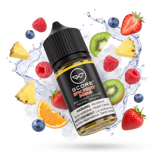EPIC FRUIT BOMB GCORE e-liquid bottle
