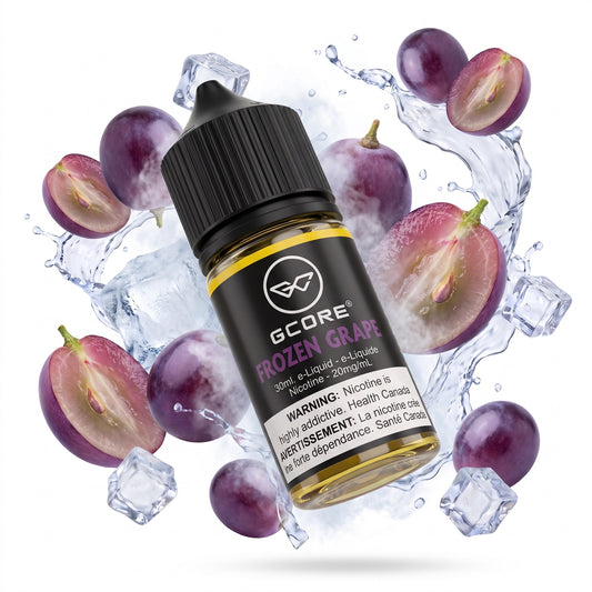 FROZEN GRAPE GCORE e-liquid bottle