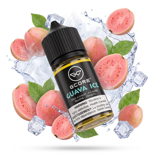 GUAVA ICE GCORE e-liquid bottle