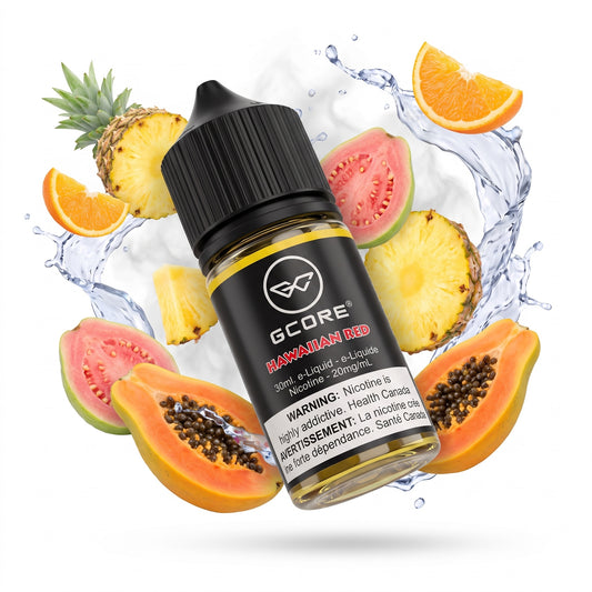 HAWAIIAN RED GCORE e-liquid bottle
