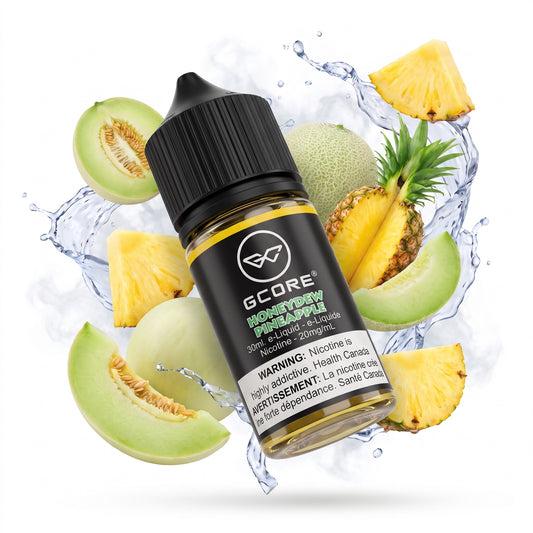 HONEYDEW PINEAPPLE GCORE e-liquid bottle