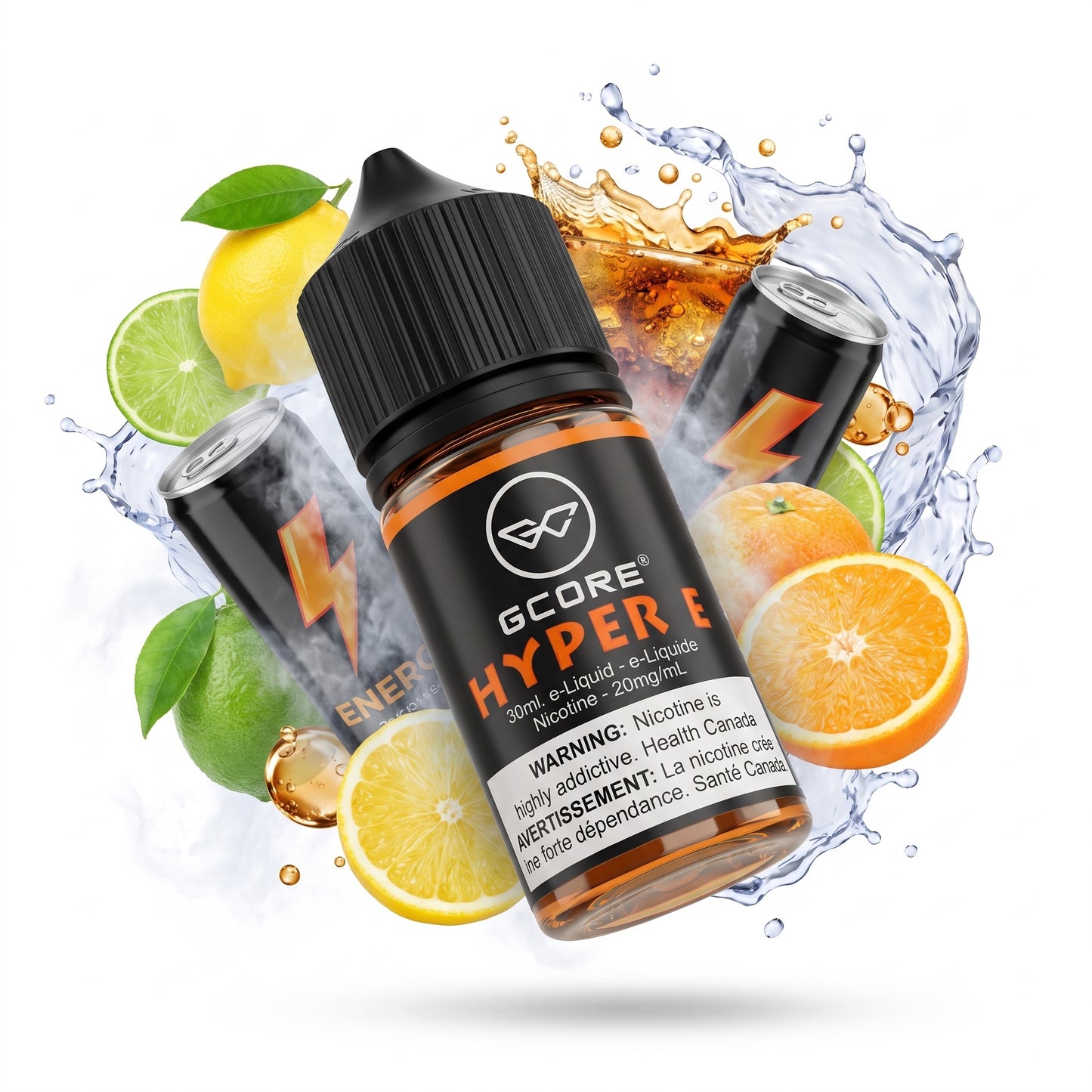 HYPER E GCORE e-liquid bottle