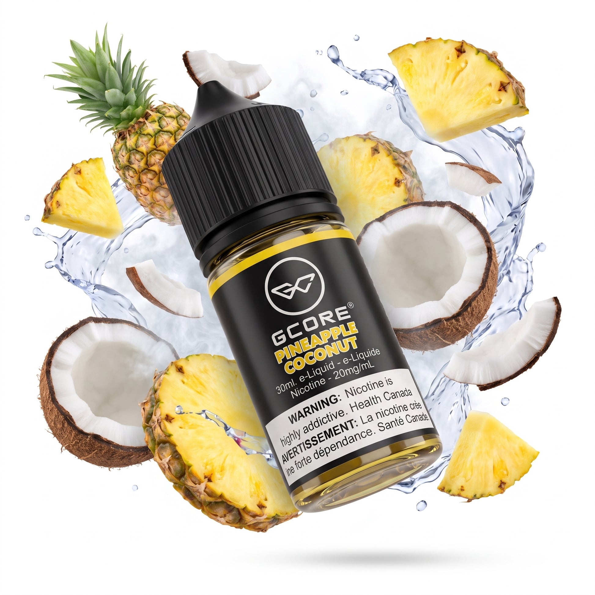 PINEAPPLE COCONUT GCORE e-liquid bottle