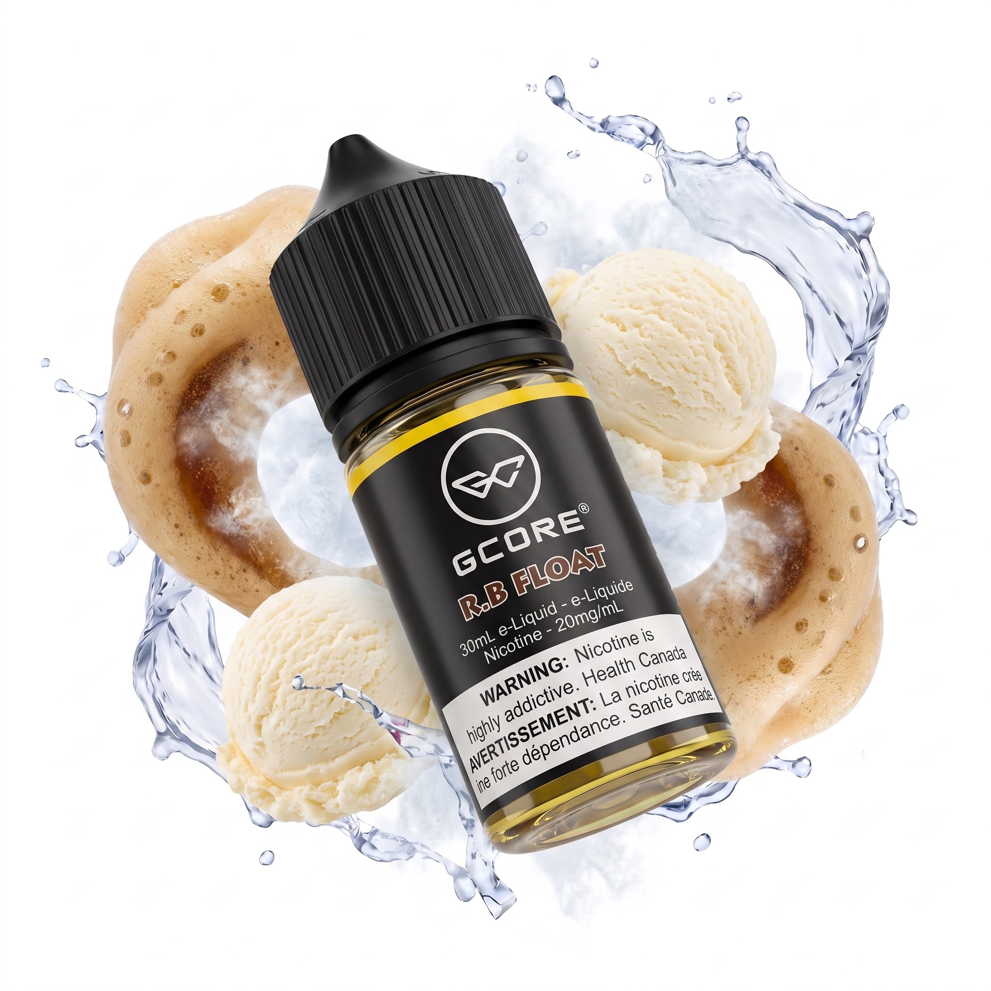 R.B FLOAT GCORE e-liquid bottle