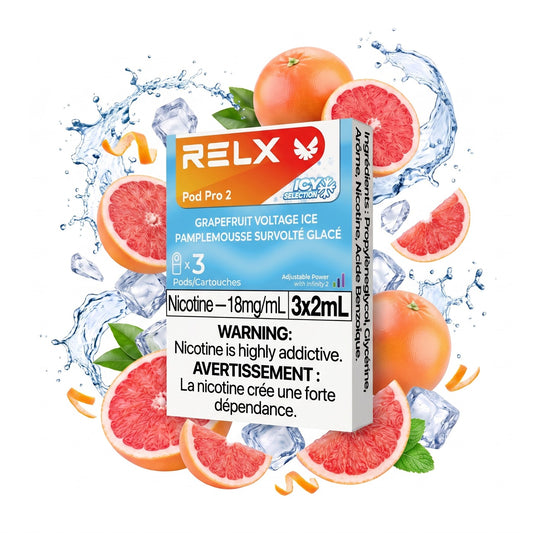 GRAPEFRUIT VOLTAGE ICE RELX PRO 2 POD PACK