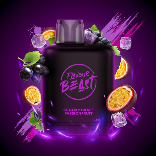 GROOVY GRAPE PASSIONFRUIT ICED LEVEL X BOOST G2 32K POD pod