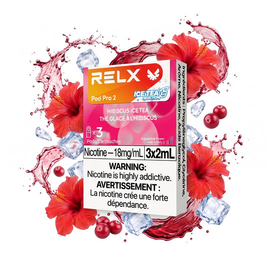 HIBISCUS ICE TEA RELX PRO 2 POD PACK