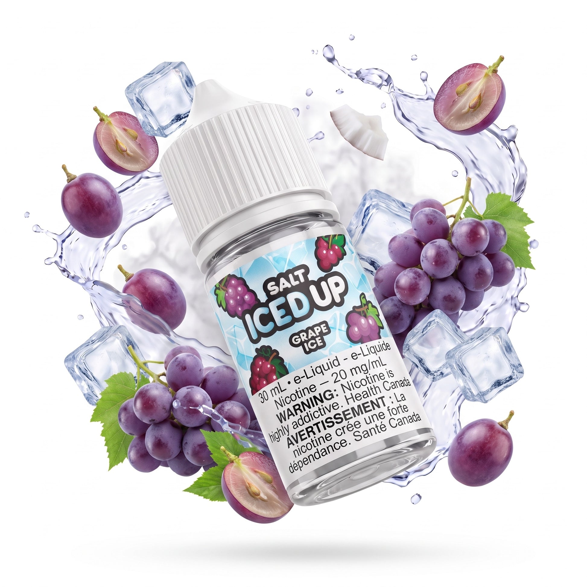 GRAPE ICE ICED UP e-liquid bottle