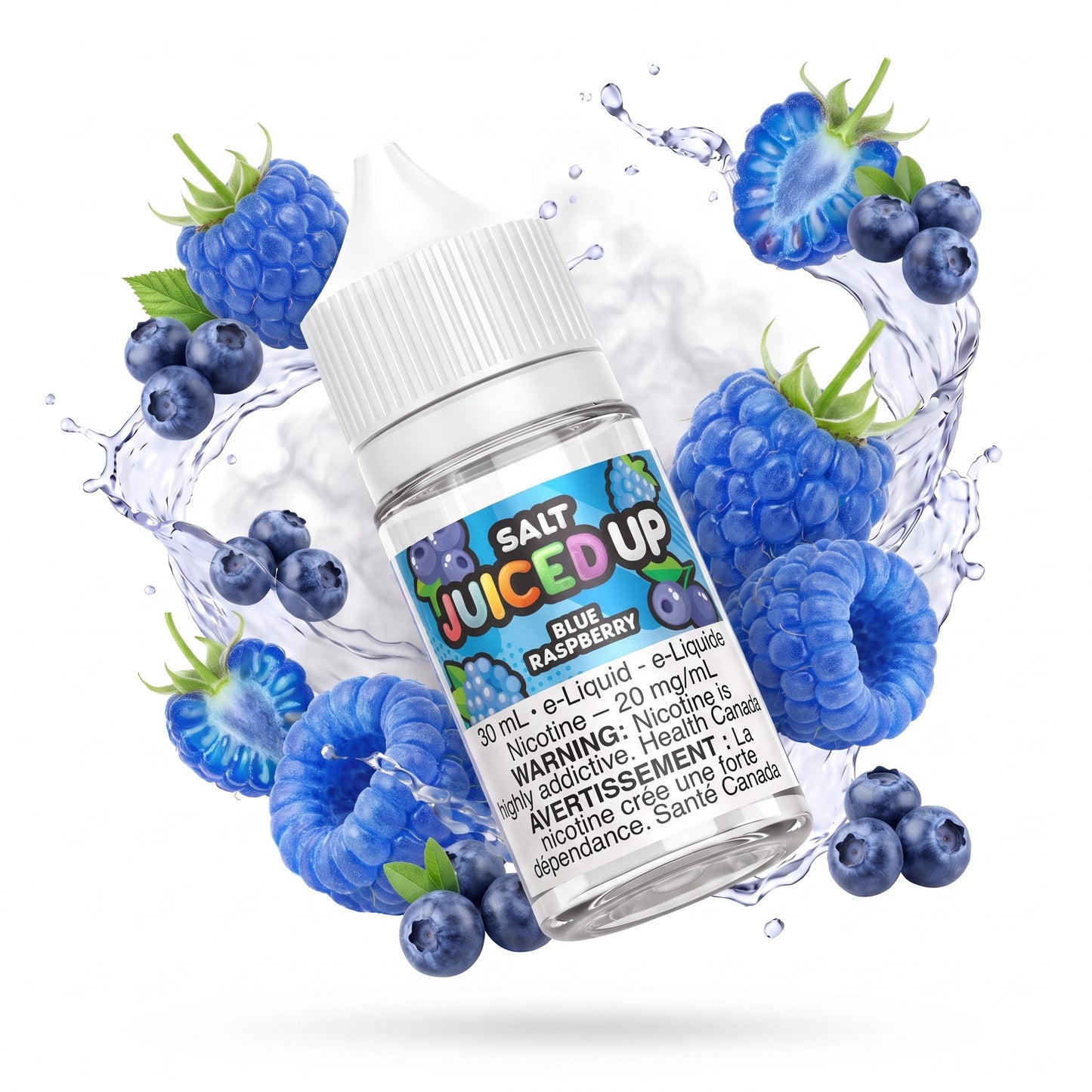 BLUE RASPBERRY JUICED UP e-liquid bottle