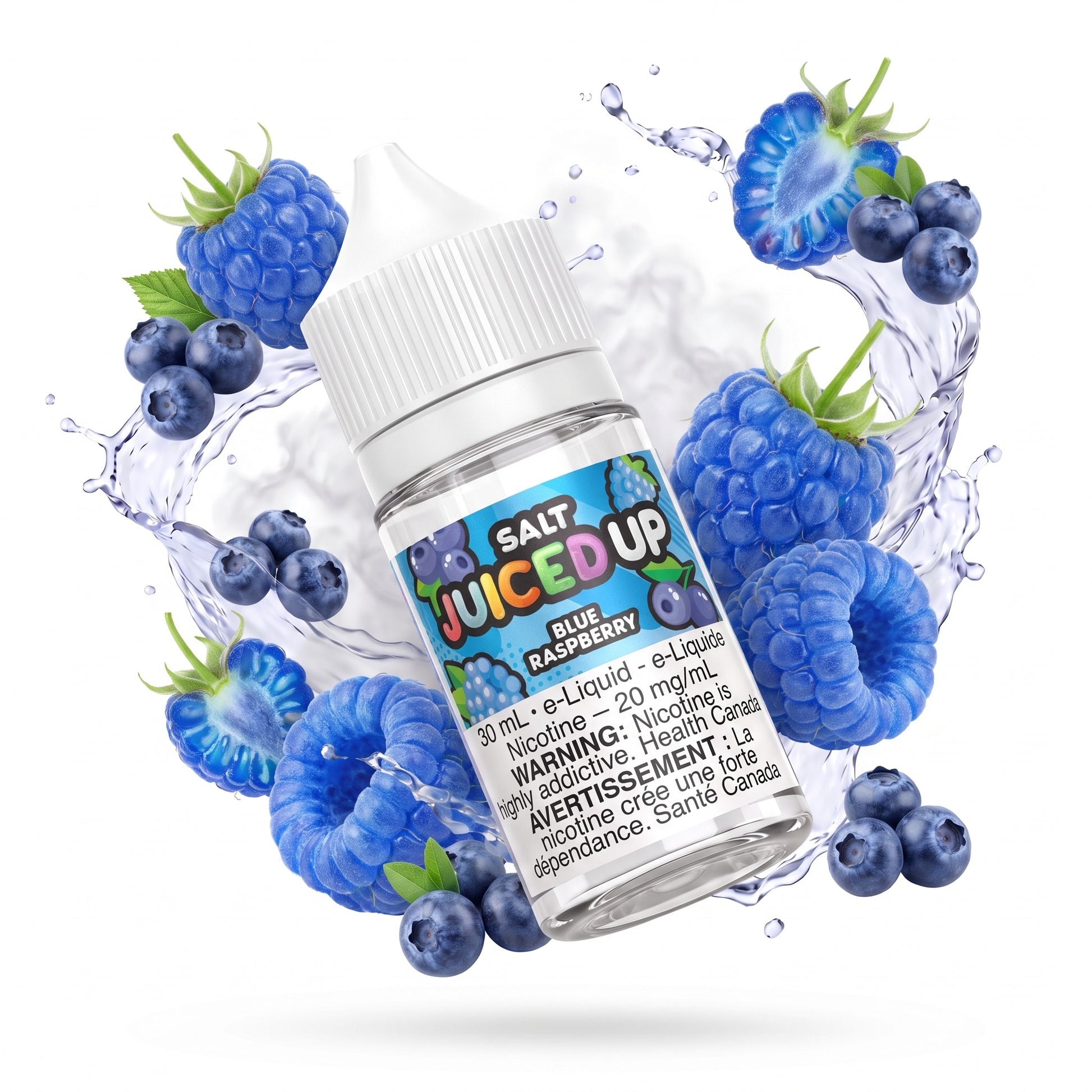 BLUE RASPBERRY JUICED UP e-liquid bottle
