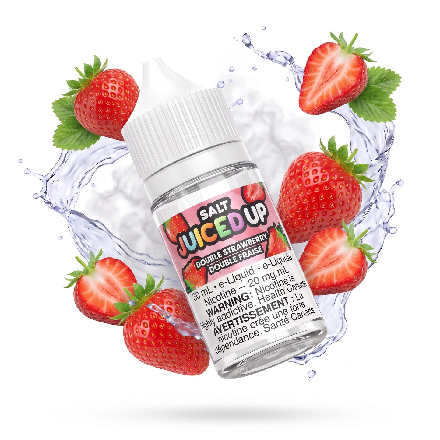 DOUBLE STRAWBERRY JUICED UP e-liquid bottle
