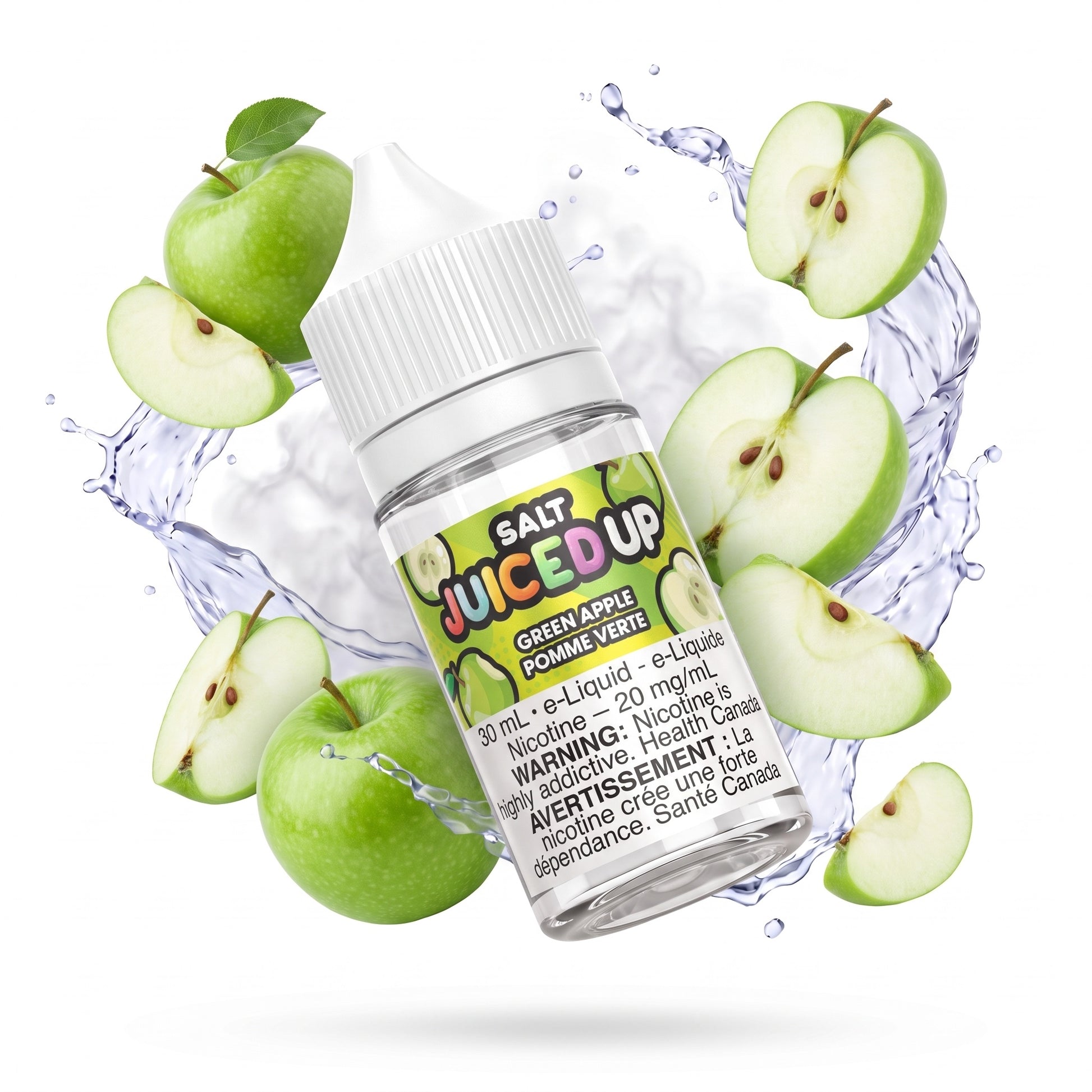 GREEN APPLE JUICED UP e-liquid bottle