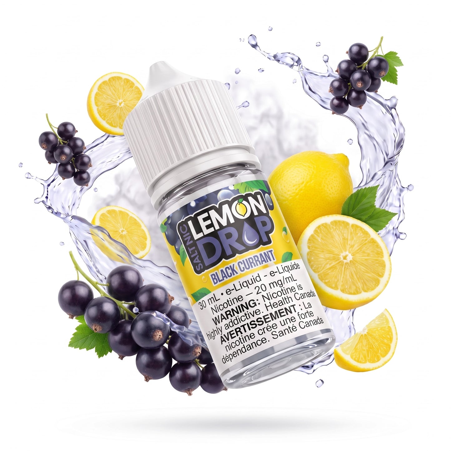 BLACK CURRANT LEMON DROP e-liquid bottle