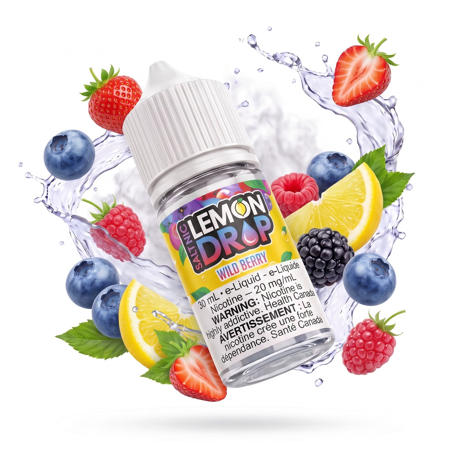 WILD BERRY LEMON DROP e-liquid bottle