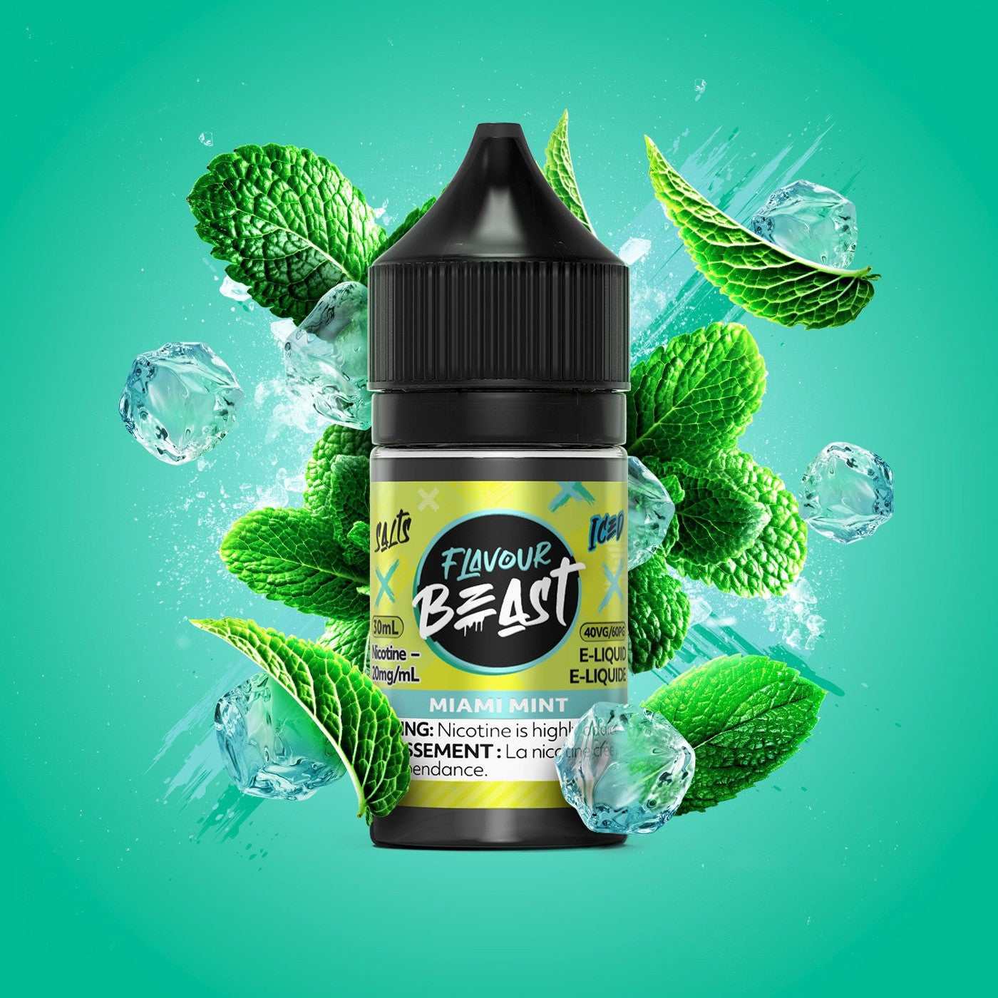 MIAMI MINT ICED FLAVOUR BEAST 30mL salt nic e-liquid