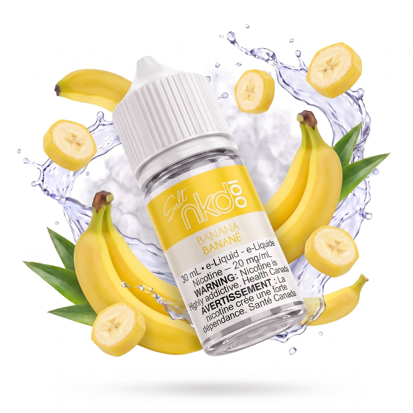 BANANA NAKED 100 SALT e-liquid bottle