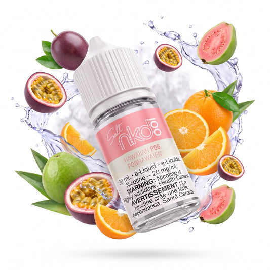 HAWAIIAN POG NAKED 100 SALT e-liquid bottle