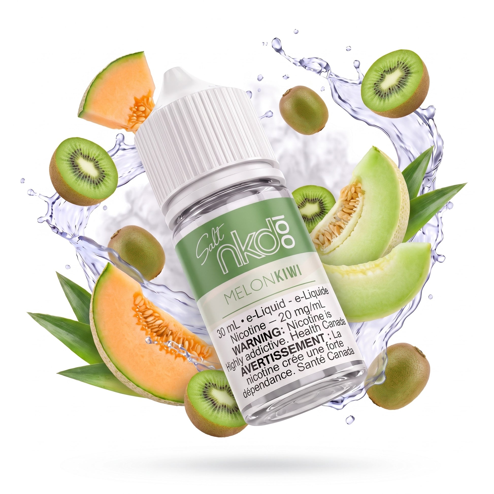 MELON KIWI NAKED 100 SALT e-liquid bottle