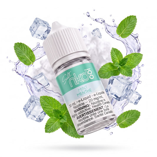 MINT NAKED 100 SALT e-liquid bottle