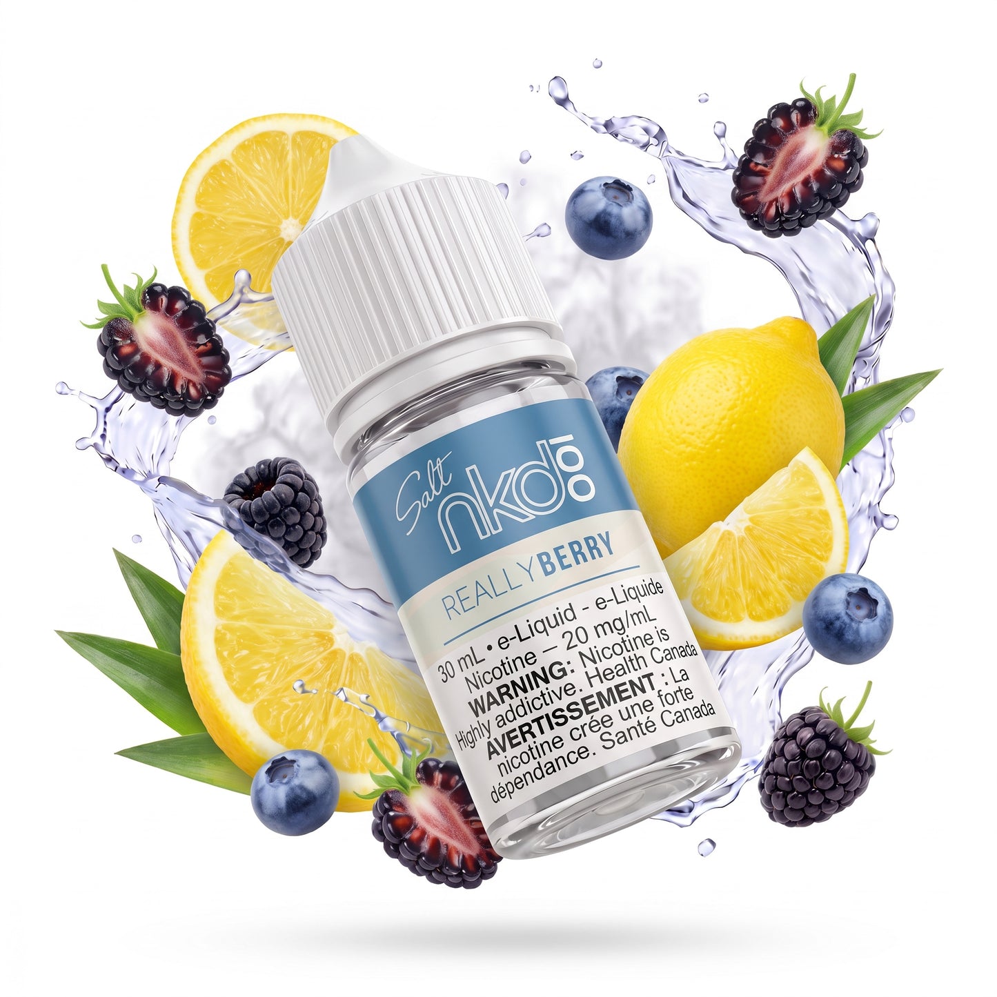 REALLY BERRY NAKED 100 SALT e-liquid bottle
