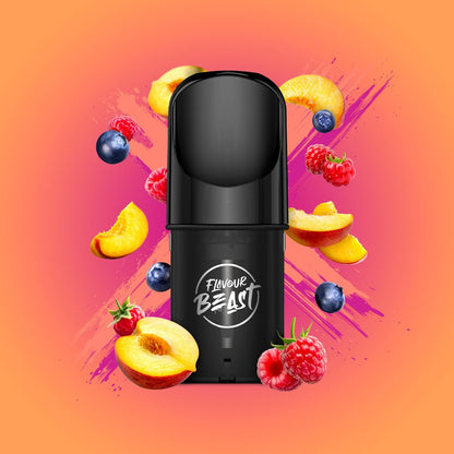 PACKIN' PEACH BERRY FLAVOUR BEAST POD PACK pod pack