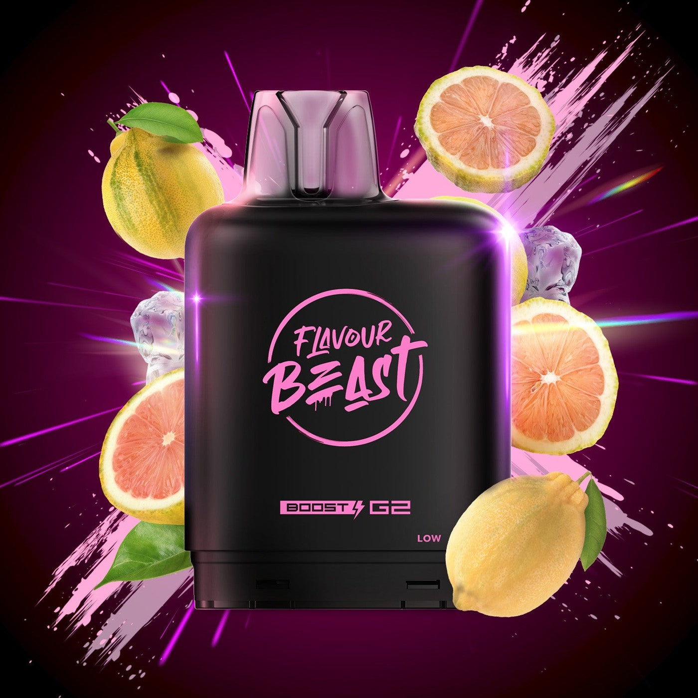 PINK BOMB (ICED) LEVEL X BOOST G2 32K POD pod
