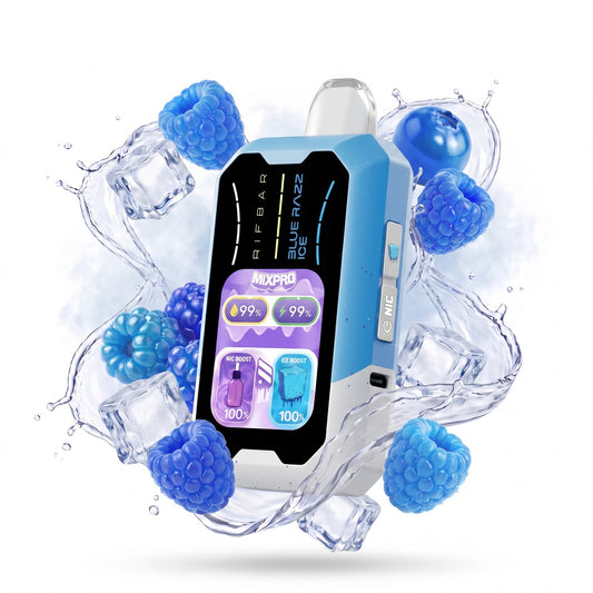 BLUE RAZZ ICE RIFBAR MIXPRO 40K disposable vape