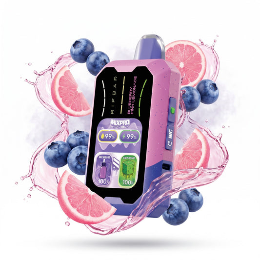 BLUEBERRY PINK LEMONADE RIFBAR MIXPRO 40K disposable vape