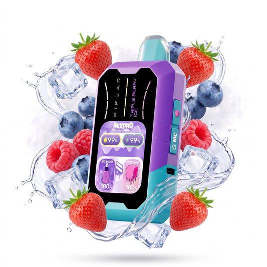 TRIPLE BERRY ICE RIFBAR MIXPRO 40K disposable vape