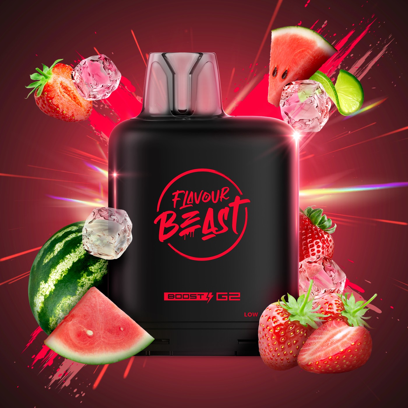 SAVAGE STRAWBERRY WATERMELON LEVEL X BOOST G2 32K POD pod