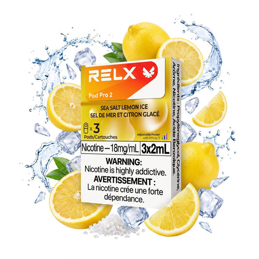 SEA SALT LEMON ICE RELX PRO 2 POD PACK