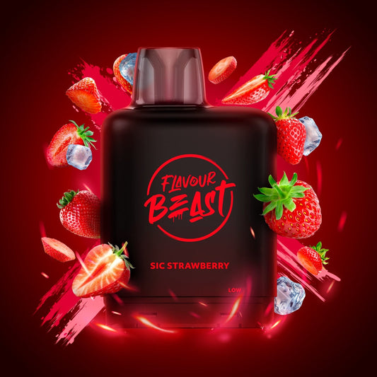 SIC STRAWBERRY ICED LEVEL X BOOST G2 32K POD pod