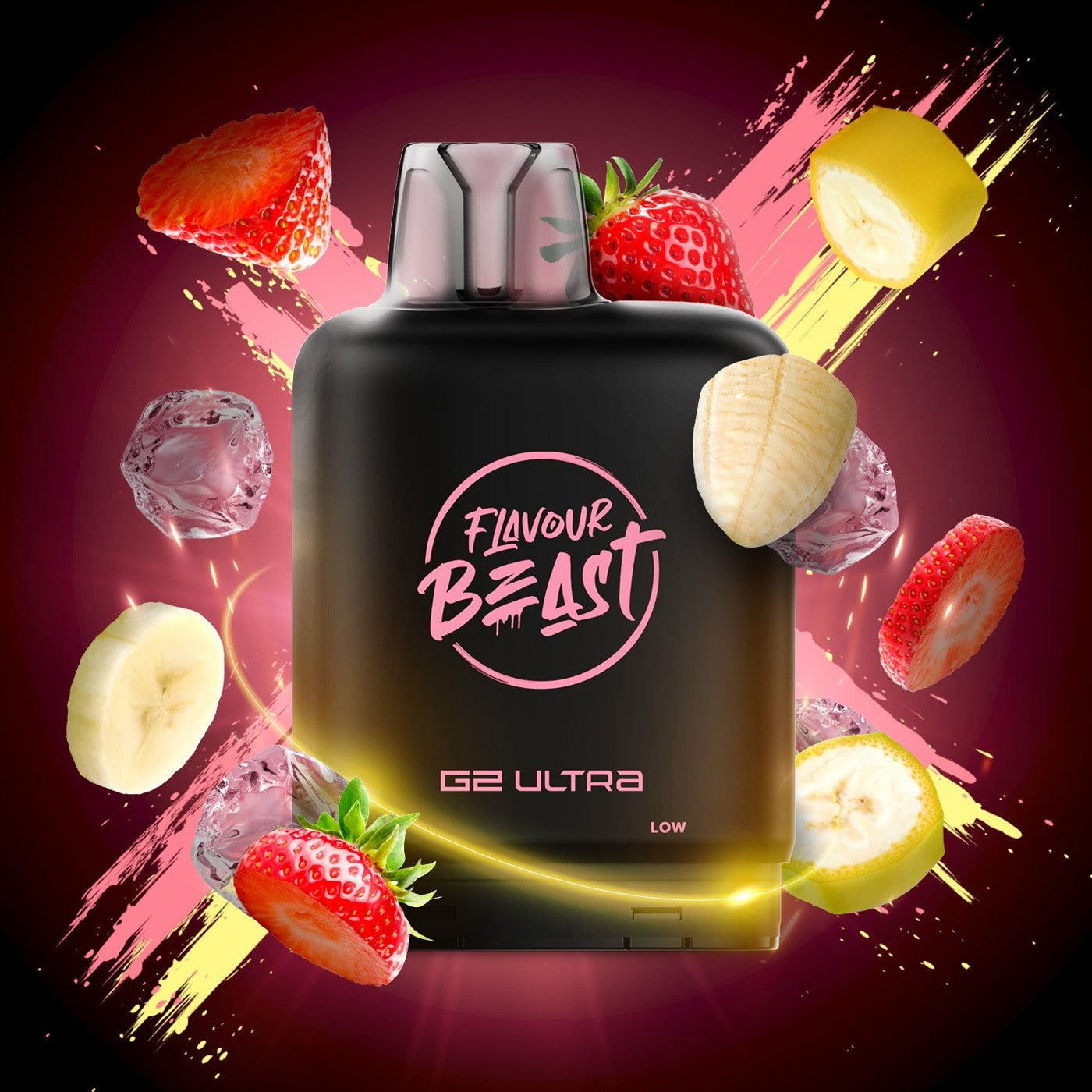 STR8 UP STRAWBERRY BANANA ICED LEVEL X G2 ULTRA 50K POD pod